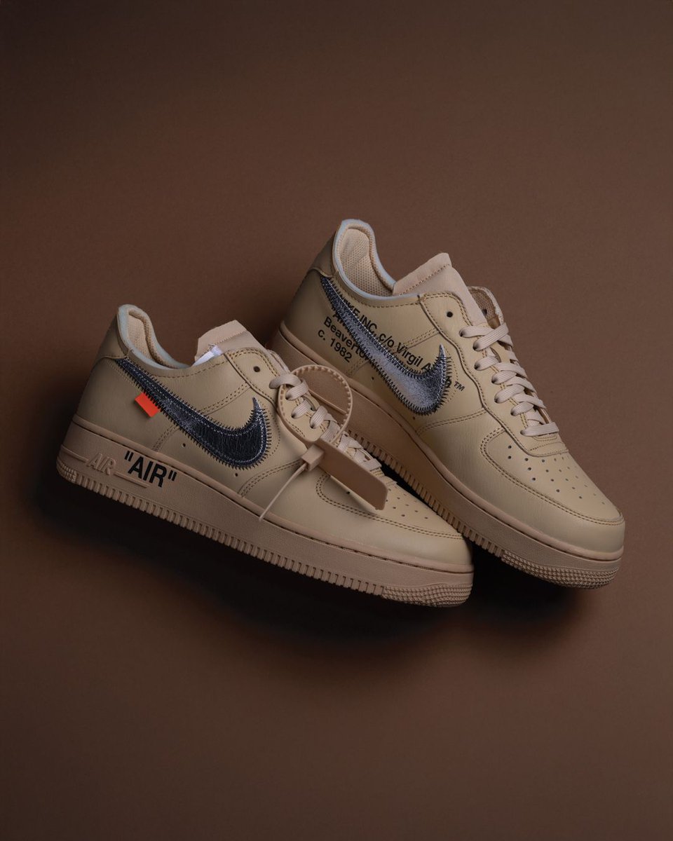 KicksFinder's tweet photo. RETAILER LOOK: Off-White x Nike Air Force 1 SP "Sesame" 🕊️😮💨🤯

🗓️ Fall 2025
📝 FD6900-200 (MENS)
💰 $150 USD
📸 @stadiumgoods
💵COP OR 🚮DROP? https://t.co/7W8e32RSXg
