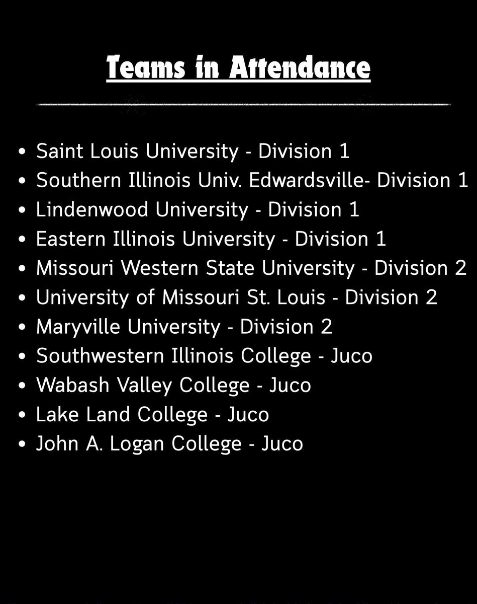 Next Level Prospect Camps (@nl_prospects) on Twitter photo 📍Belleville, IL is up next and it's just 6 days away. This event will have 11+ schools in attendance covering D1, D2, and Juco. <a href="/StlSportsPro1/">STL Sports Productions</a> will be there to film. Less than 50 players in attendance, a great opportunity for exposure!
Register: playnsports.com/event/nlpc-jun… 📍Belleville, IL is up next and it's just 6 days away. This event will have 11+ schools in attendance covering D1, D2, and Juco. <a href="/StlSportsPro1/">STL Sports Productions</a> will be there to film. Less than 50 players in attendance, a great opportunity for exposure!
Register: playnsports.com/event/nlpc-jun…