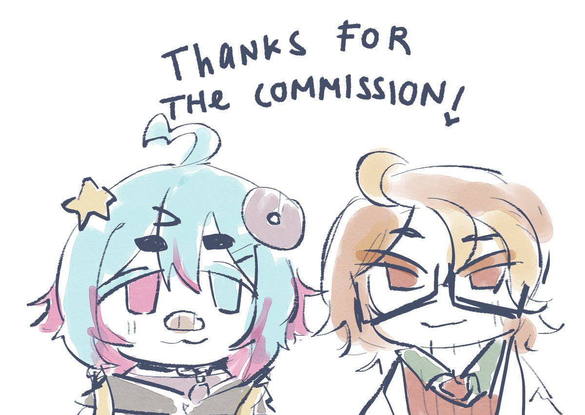 I commissioned the amazing <a href="/Mircalladesire/">kiyotails ✶⋆.˚ ꒰COMMS OPEN꒱</a> to make some adorable Piko and Professor art! Tails did so amazing with what I wanted and even gave me a silly extra piece! Please show them lots of love!