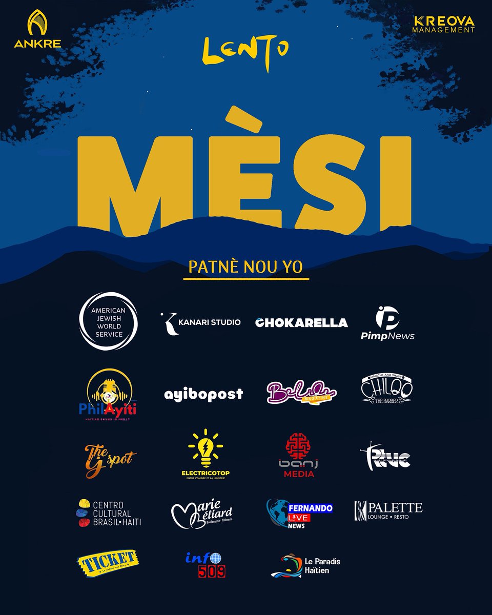 Mèsi
Pou chak je ki te klere
Pou chak kò ki te danse
Pou chak kè ki te louvri pou resevwa
Pou chak bourad.

Lento pat sèlman yon konsè se te yon vwayaj.

#Lento #Nanm #VanessaJeudi #Mizik #AuTop #Seremoni