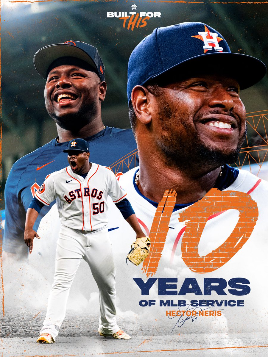 10 years of <a href="/MLB/">MLB</a> service for Hector Neris!

#BuiltForThis
