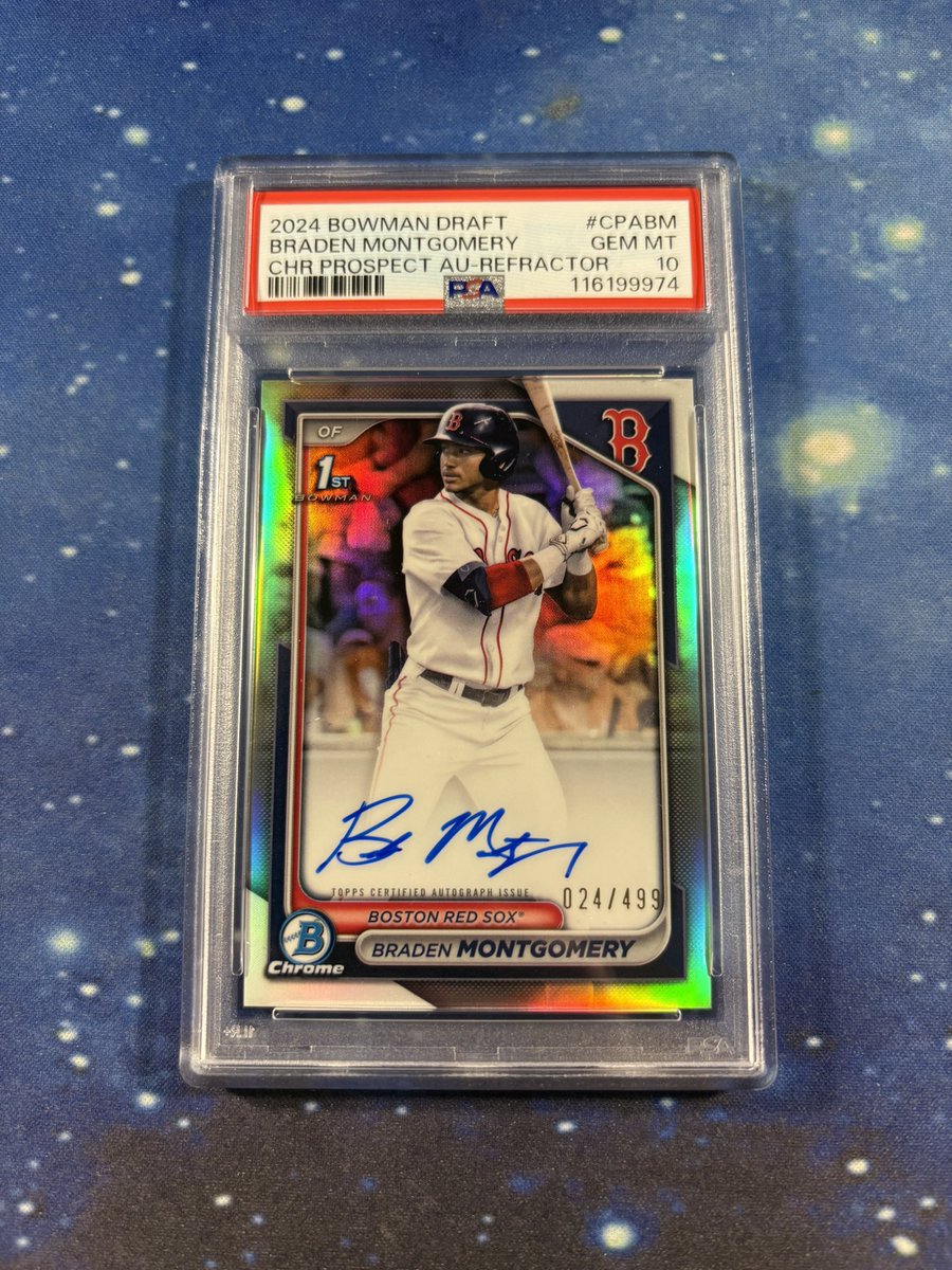 #StackEmUpSale

Braden Montgomery BCA /499 💎 

$235

Stacking through tonight!
See pinned tweet for info!