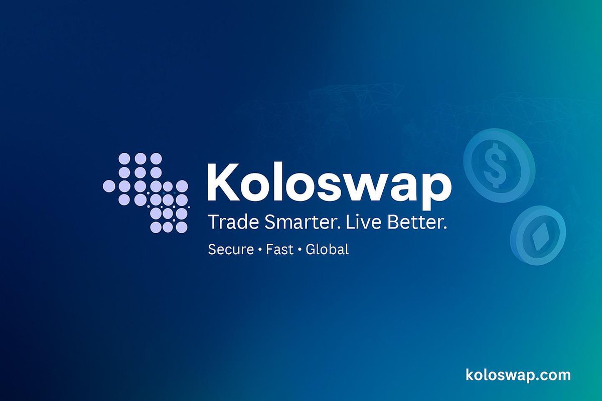 KoloSwap's tweet photo. 🌍 Crypto never sleeps—and neither should your gains.
With Koloswap, you’re trading on your terms:
🚀 Fast
🛡️ Secure
🌐 Global

Why just trade, when you can Trade Smarter, Live Better?

📲 Download now. Dominate the markets.

#Koloswap #CryptoLife #TradeSmarterLiveBetter https://t.co/gfpPn8CC53