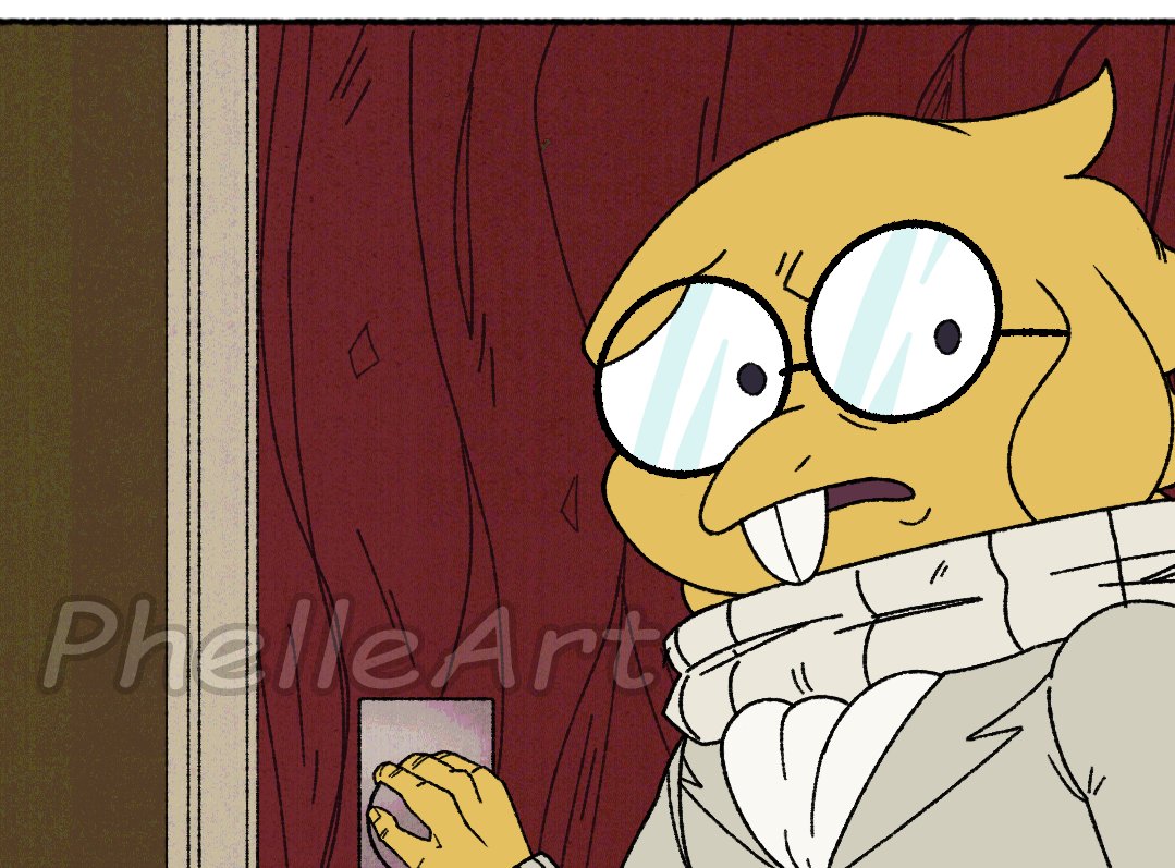 why is Alphys opening the door?
#Undertale WIP