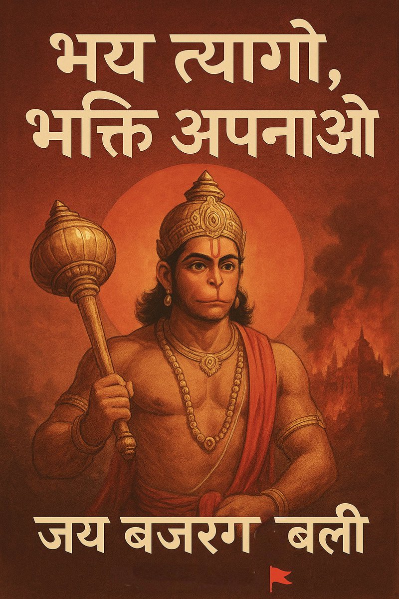 DharmPath11's tweet photo. 🚩 जब तक भीतर भय है — तब तक विजय दूर है।
हनुमान जी ने दिखाया,
कि विश्वास + साहस = असंभव को संभव करना।

🙏 आज का संकल्प — भय त्यागें, भक्ति अपनाएँ।
जय बजरंगबली!

#Hanuman #Sanatan #DharmPath @DharmPath11 https://t.co/UJxKdv1GHR
