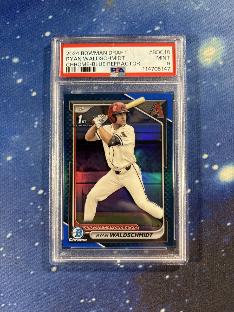 #StackEmUpSale

Waldschmidt Blue Ref /150 PSA 9! 

$15

Stacking through tonight!
See pinned tweet for info!