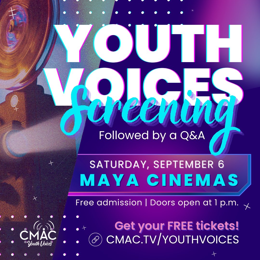 CMACTV's tweet image. Get ready to experience 12 captivating short documentaries created by Central Valley students in our Youth Voices Program!
These films explore pressing issues including homelessness in Fresno, underfunded classrooms, and other community challenges.
RSVP! cmac.tv/youthvoices