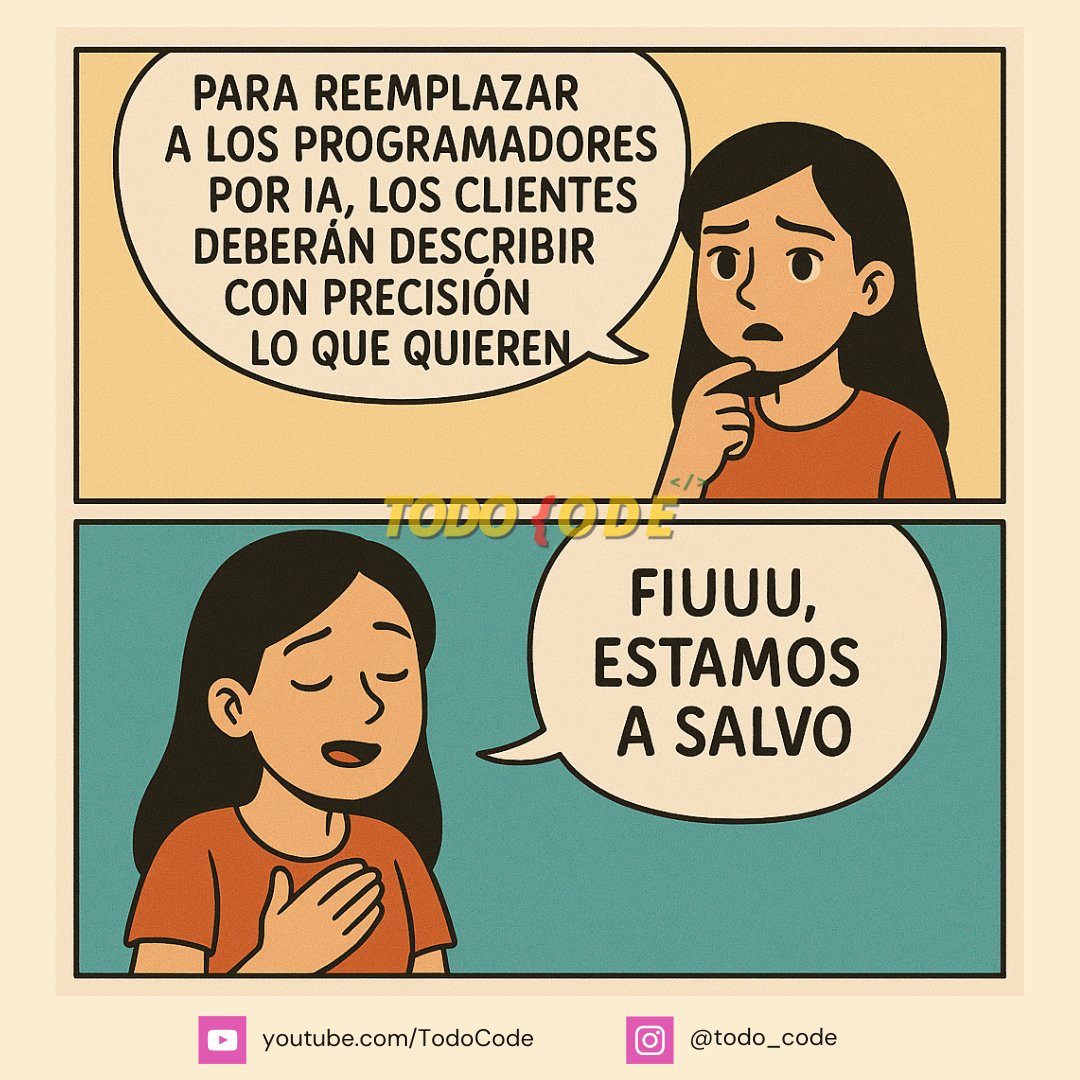 todo_code's tweet image. Tenemos trabajo para rato gente 🤣 #tech #humor #coding #ia #java