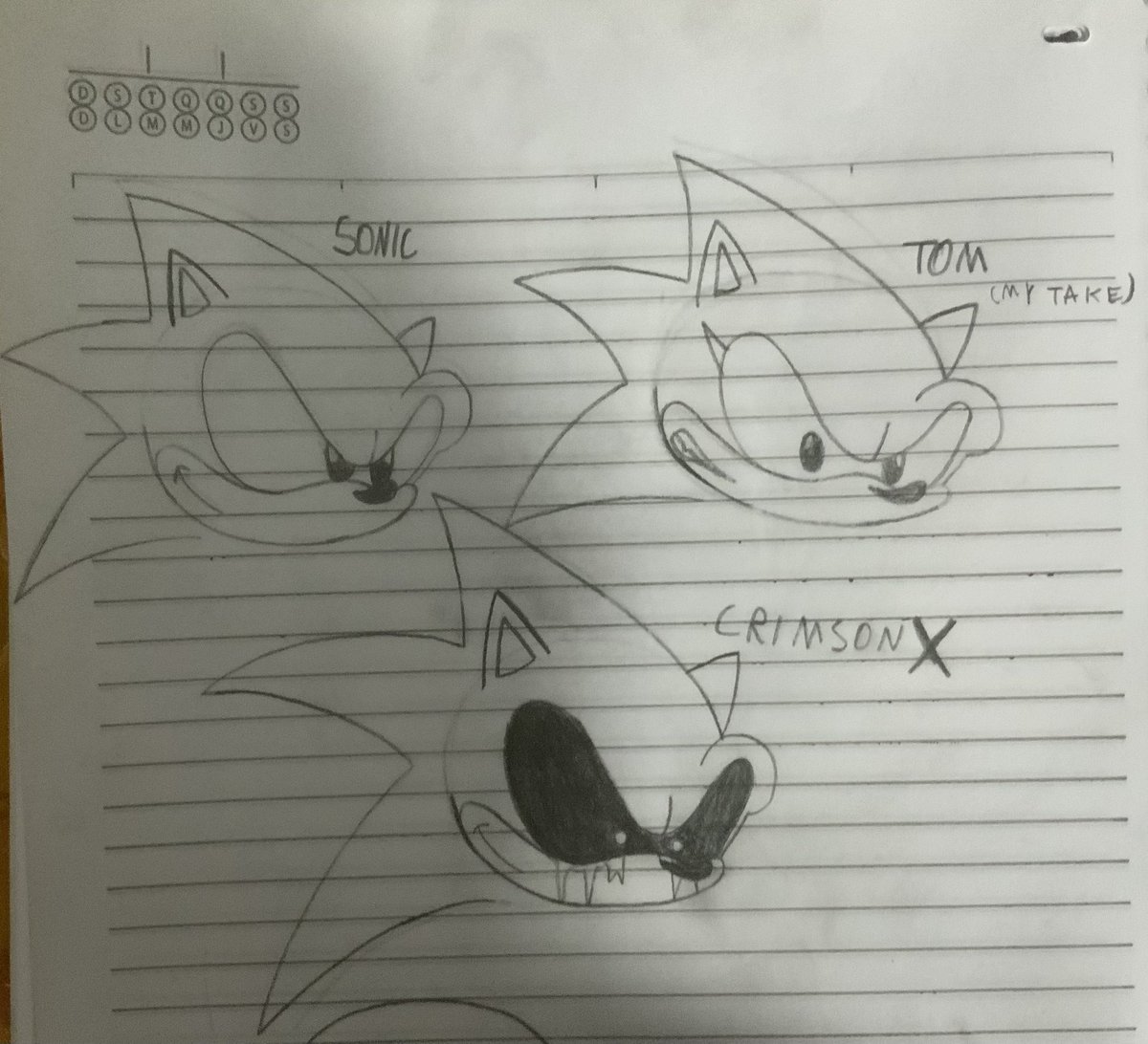 Draw some snoics

#SonicTheHedgehog  #thecrimsonremnant #sonicexe