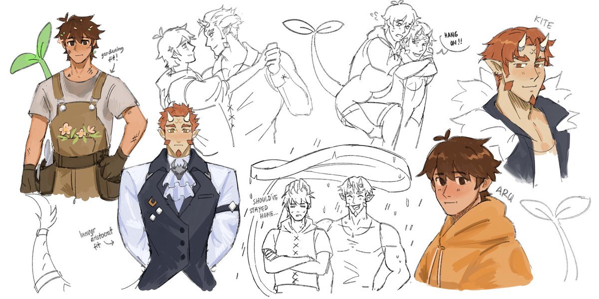 OC Sketches! 🌱🐉