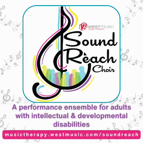 SoundReach Choir registration is open! Directed by our #MusicTherapy team, these choirs for adults with intellectual/developmental disabilities exist in 4 locations around Iowa. Visit musictherapy.westmusic.com/soundreach to learn more and find a choir near you! #MusicTherapyMonday
