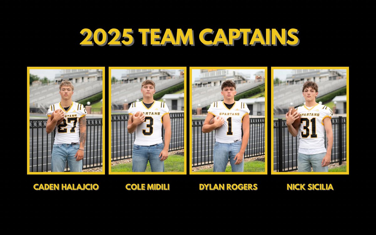 🏈 Kick’n off camp week with the new Team Captains for the 2025 Season! Congratulations!

🏈🖤💛🏈