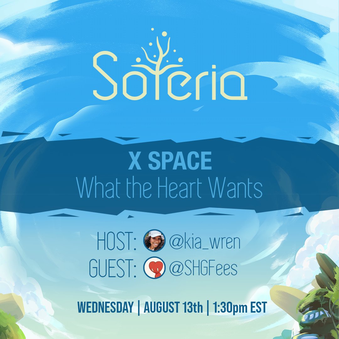 Soteria (@soteriajourney) on Twitter photo New friends can be made anywhere; forming relationships beyond our web3 home, SOL.
Come join us and our guest from <a href="/LT3NFT/">Less Than Three</a> on ETH as we talk about following your heart.
Our mint is live 💫 and we'll be giving out prizes to new minters that fellowship with us! Details🧵 New friends can be made anywhere; forming relationships beyond our web3 home, SOL.
Come join us and our guest from <a href="/LT3NFT/">Less Than Three</a> on ETH as we talk about following your heart.
Our mint is live 💫 and we'll be giving out prizes to new minters that fellowship with us! Details🧵