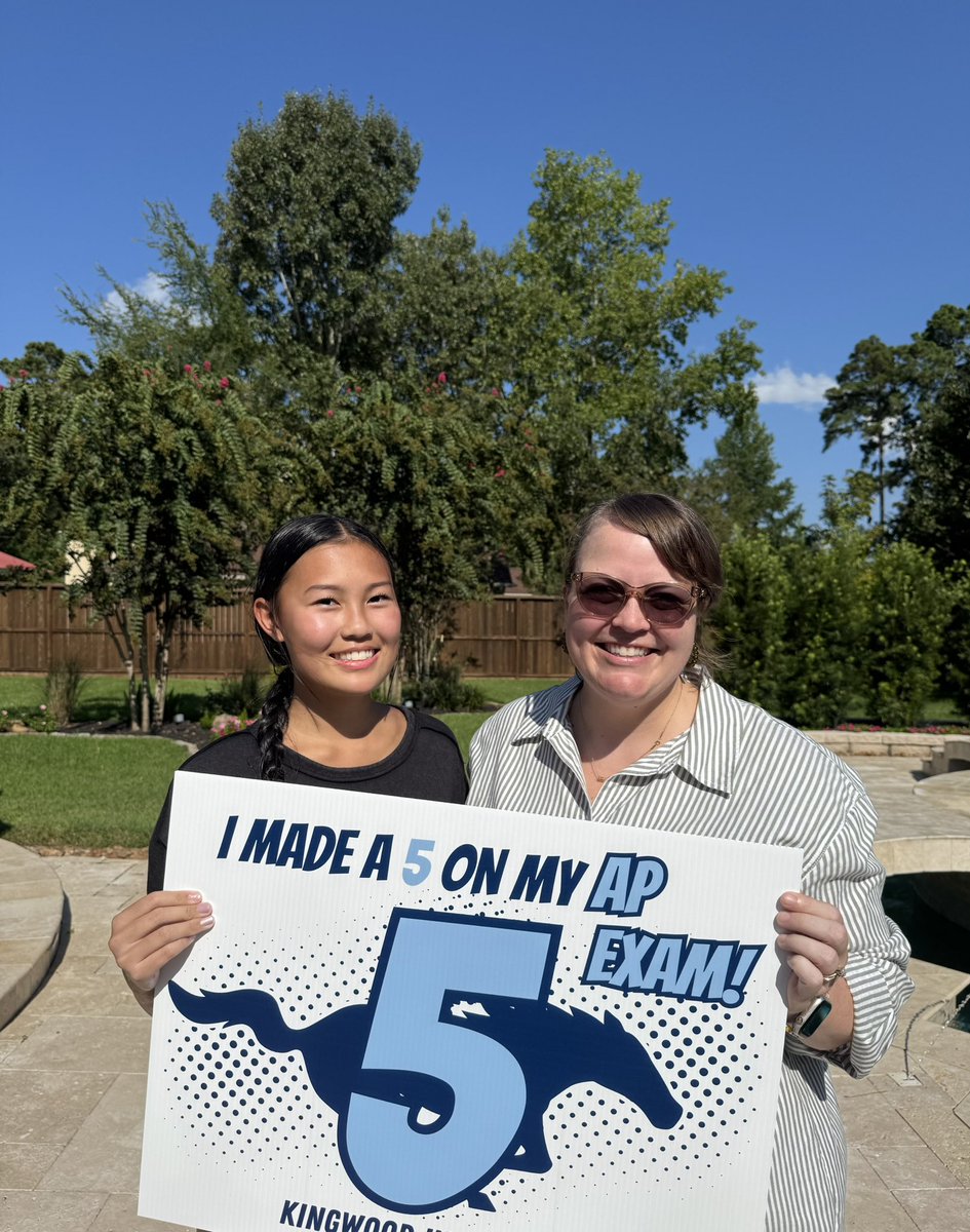 Our lead counselor, Mrs. Campbell, out and about delivering signs today! <a href="/HumbleISD_KHS/">Kingwood High School</a> <a href="/HumbleISD_ADV/">Humble ISD Advanced Learning</a> <a href="/HumbleISD/">Humble ISD</a> <a href="/CollegeBoard/">College Board</a>