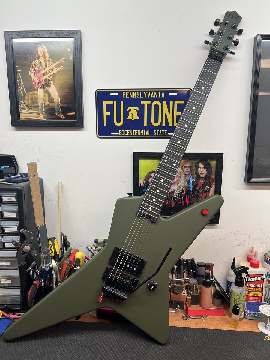 FU_Tone's tweet photo. https://t.co/34FeWpV7Jk On The Bech Today! This EVH Star Body is now officially known as - The A Team! Headed to the UK π¬π§ for @liquidcharlie ! #futone #evh #guitar #eddievanhalen #uk #theAteam #ipittythefool #starbodyguitar https://t.co/lh3KMp0chN