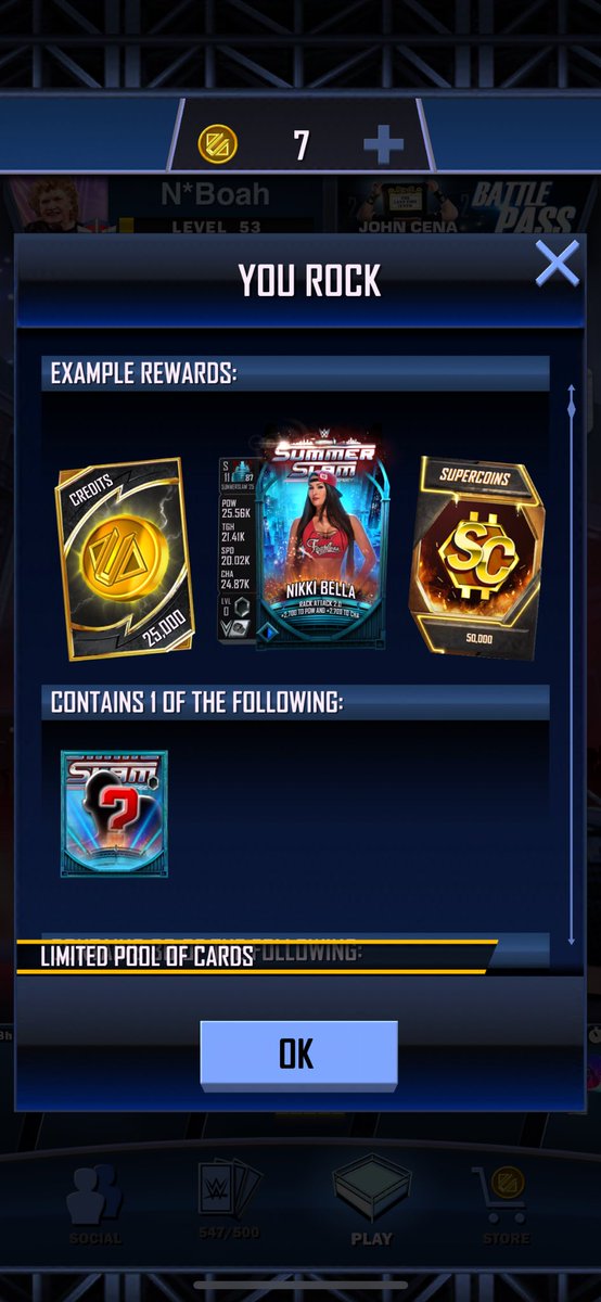 bigmommad90's tweet photo. Cat daddy please let me be top rocker in WWE SuperCard my name is n*Boah pls https://t.co/01X05P6xbN