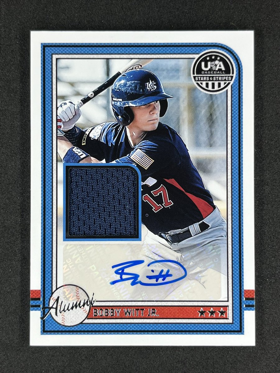 August stack sale, day #1 - Claim using players last name or take. See pinned tweet for rules. #crcstack

2025 Stars and Stripes Bobby Witt Jr Game Used Patch / Auto

$100