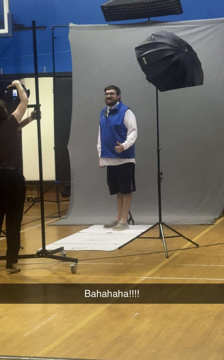 When you’re a PE teacher but you still want to look professional for the school picture
