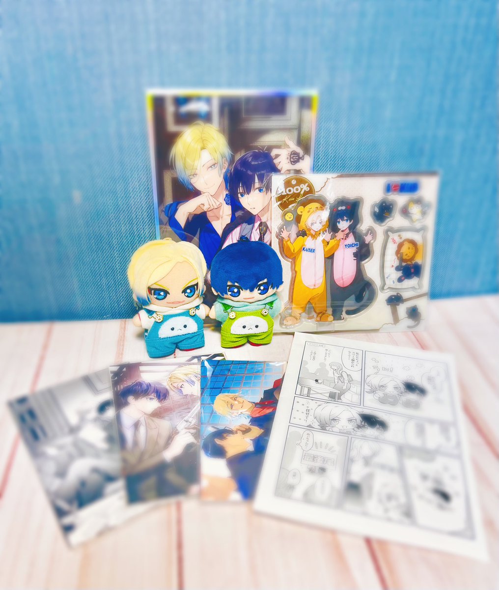 ankimomodaisuki's tweet photo. CP31で開催されたべイ様@BBB_Unio 主催のkiisオンリーに、
ぬぃ漫画を寄稿させてもらいました😸🙏
沢山のグッズなども頂きありがとうございます〜✨✨ https://t.co/AB50WN7zAl