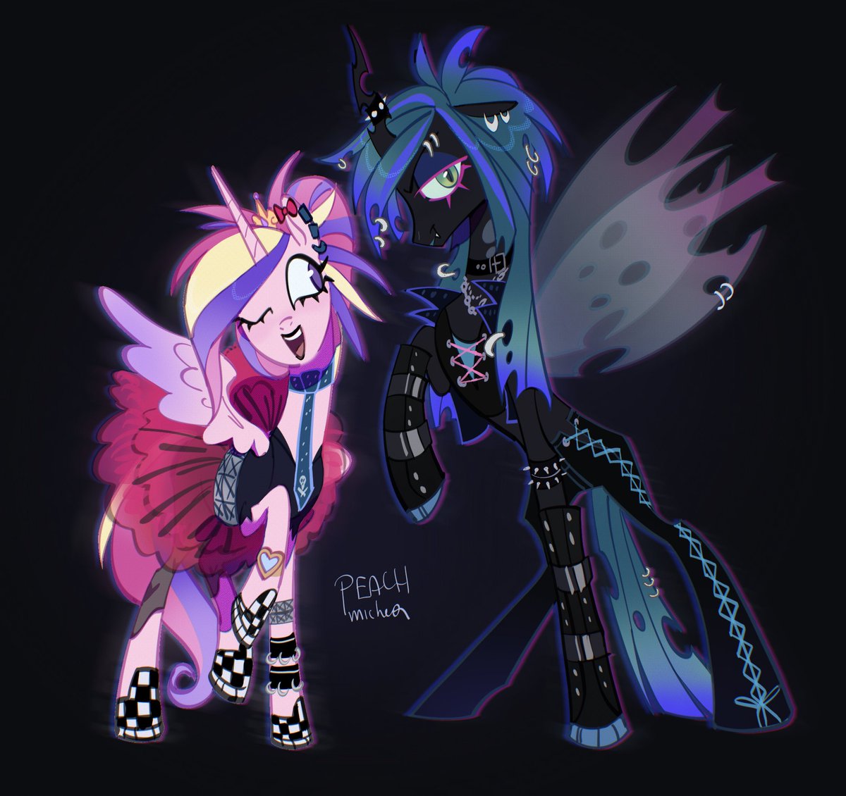 peachmichea's tweet photo. emo cadence punk chrysalis #mlp https://t.co/uPGaDJYuc7