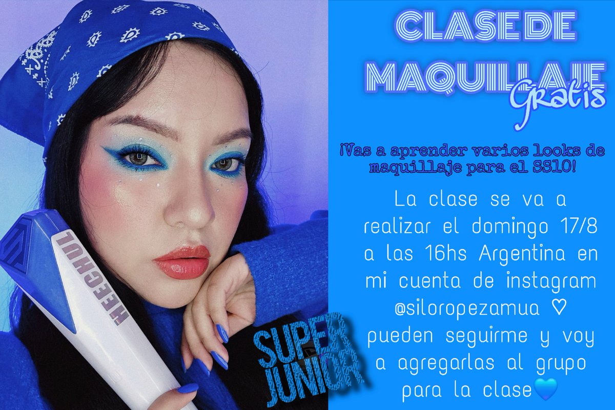makeupbysil's tweet photo. @Sm31521696 Hola♡ traigo info de la clase de Maquillaje, va a ser a través de mi ig @/siloropezamua 
Dejarme tu cuenta de ig para poder agregarte al grupo de la clase💙 https://t.co/eyhBZ46x8B