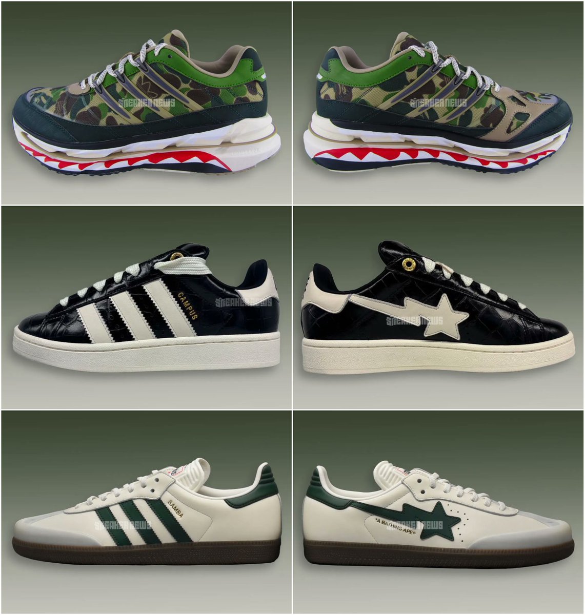 2026年 2/1 発売】 A BATHING APE × adidas Originals 
