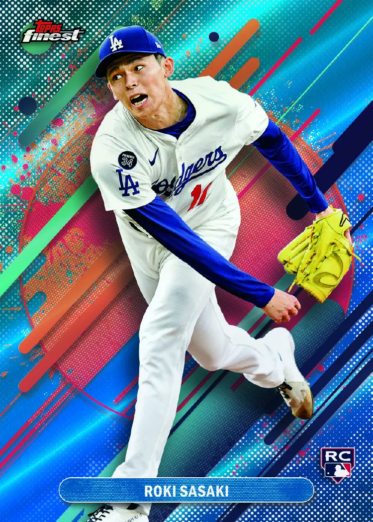 ⚾TOPPS MLB定番シリーズ 『MLB 2025 TOPPS FINEST HOBBY』入荷