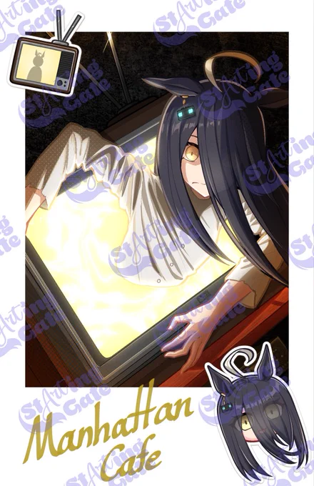 I can post these previews of the Halloween Costume Polaroids I did of the JAMD gang for the #StartingGateZine Preorder your copy at All proceeds from this project will be donated to !!! #umamusume