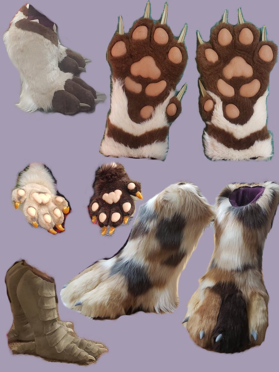 Got a surprise medical bill 4 months after my surgery, so I'm opening for one head or single fursuit parts!

Heads: 1300+
Paws (various patterns available): 200+
Digi style feet: 400+
K9 tails: 150+
Motion tail w/ latch hooked hair: Ask for pricing

Videos will be posted below!