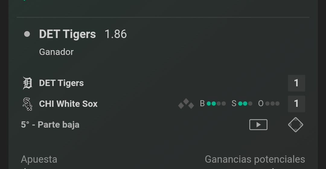 Buenas tardes bandita, vamos a intentar sacar ganancias con este live para iniciar un reto escalera en 2 horas 🫡🍀
Detroit ML 
Cuota: -115