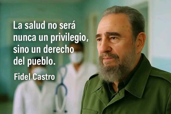 "ES PRECISO CONCRETAR UN ACTO DE RECONOCIMIENTO A LOS TRABAJADORES DE LA SALUD CUYA CONSAGRACIÓN A SALVAR VISAS LES HA GANADO EL RESPETO Y LA CONSIDERACIÓN DE MILLONES DE PERSONAS EN TODO EL MUNDO".
             ✍️Fidel Castro
#ProvinciaGranma
#100AñosConFidel