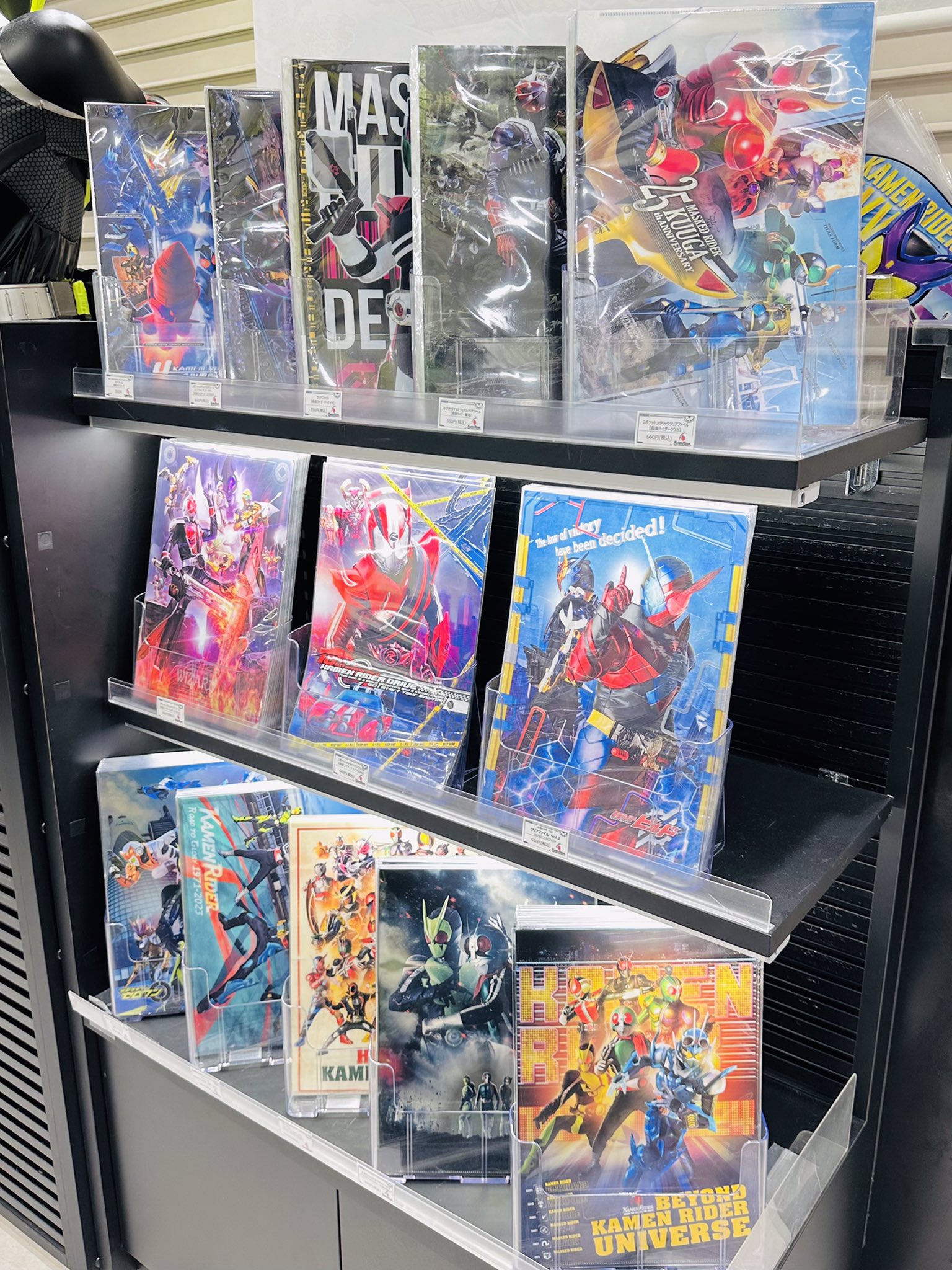 仮面ライダー　クリアファイル　まとめ売り 仮面ライダーストア on X: 