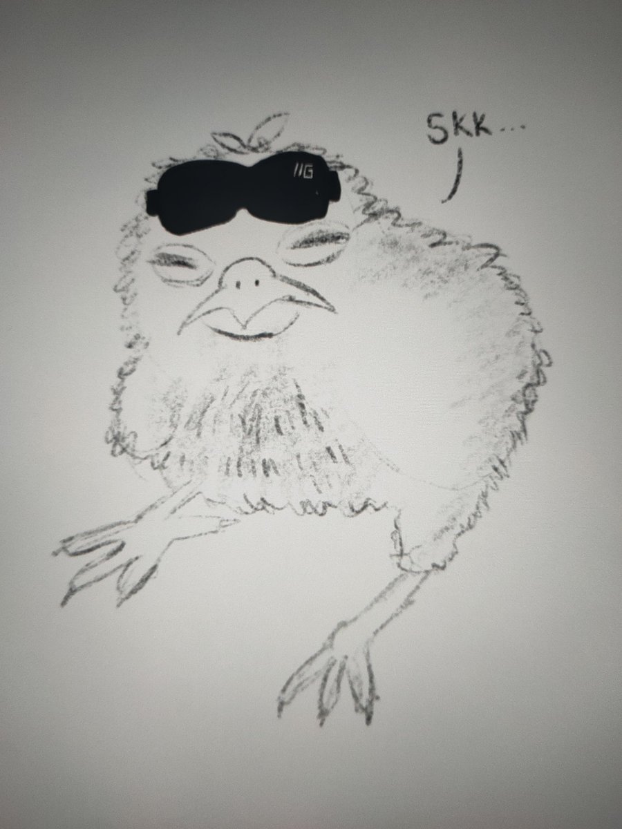 I drew this randomly awhile back.
A very exhausted Wanshi birb