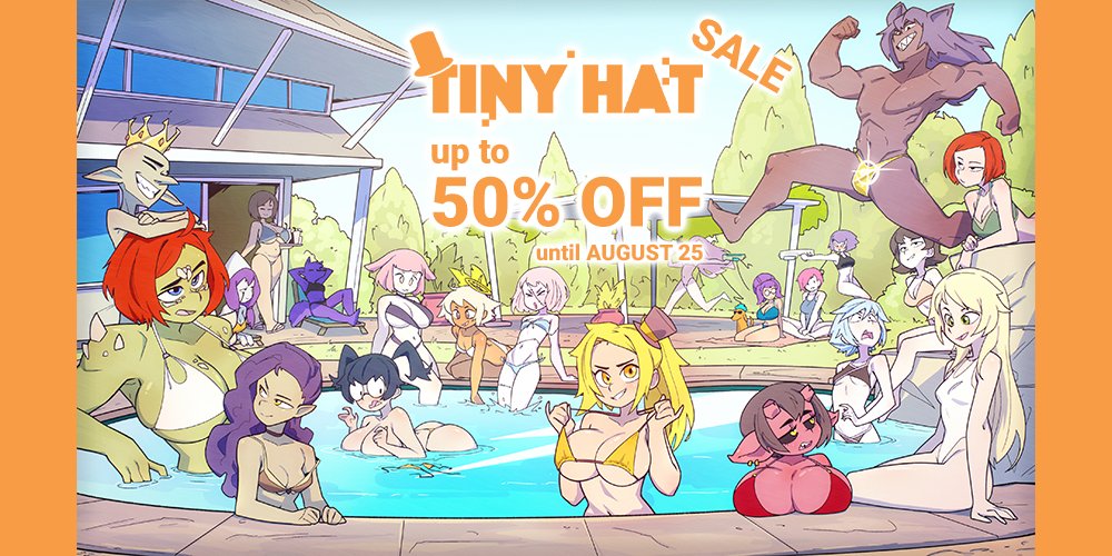 JAST (@jastusa) on Twitter photo We've got a sale on <a href="/TinyHat_Studios/">TinyHat ๐ ADULT GAMES LABEL</a> games on the JAST Store right now, up to 50% OFF until August 25th!
They're a great studio and we're thrilled to finally be working together with them, so go show 'em some love!
jastusa.com/games?attributโฆ We've got a sale on <a href="/TinyHat_Studios/">TinyHat ๐ ADULT GAMES LABEL</a> games on the JAST Store right now, up to 50% OFF until August 25th!
They're a great studio and we're thrilled to finally be working together with them, so go show 'em some love!
jastusa.com/games?attributโฆ