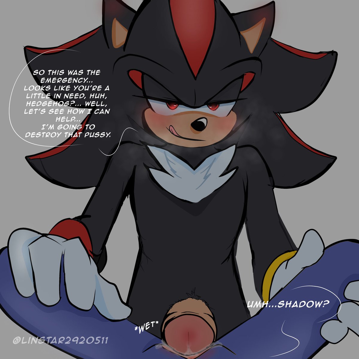 Doing this on a cell phone is tiring😣, Sonic in heat because if....#sonadow