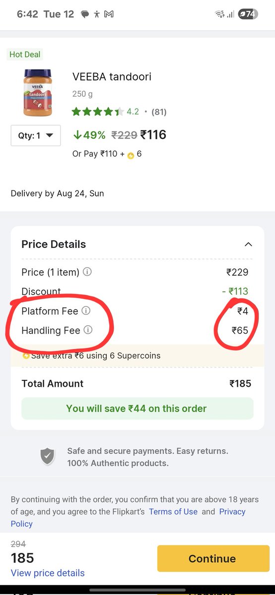 PyareXpress's tweet image. stop looting people.. Yall have become online dacoits. Shame 👎