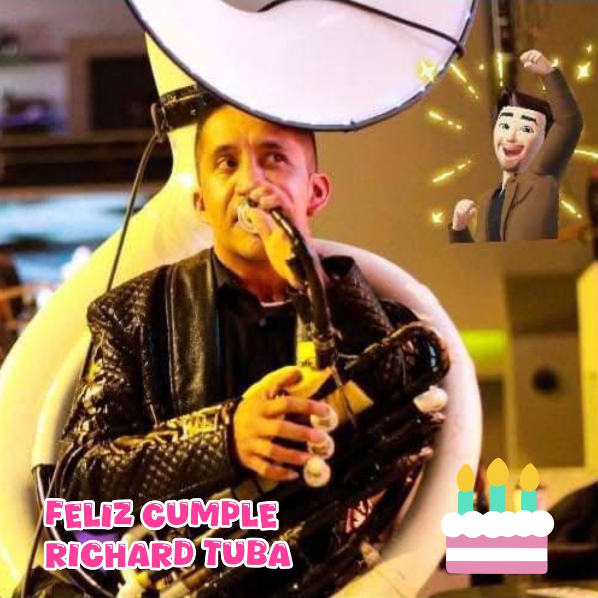 BAguaCaliente's tweet photo. Muy feliz cumpleaños Richard, que este día siga siendo espectacular, pásala de lo mejor, y que sigas cumpliendo muchos años más llenos de salud y en compañía también de tu familia de la #BandaAguaCaliente, #LaBandaDeTijuana, #BACdeTj, #LaQueSiEsDeTijuana!!! https://t.co/cLvVCv9UcD
