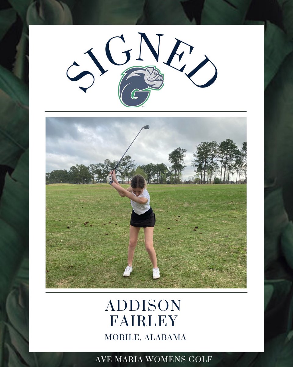 AveMariaWGolf's tweet photo. 4 incoming golfers to the AMU women’s team. Welcome Gia, Addison, Lauren and Gianna! Wishing all of the AMU community safe travels back to campus next week. https://t.co/ZGBg3wwo4O