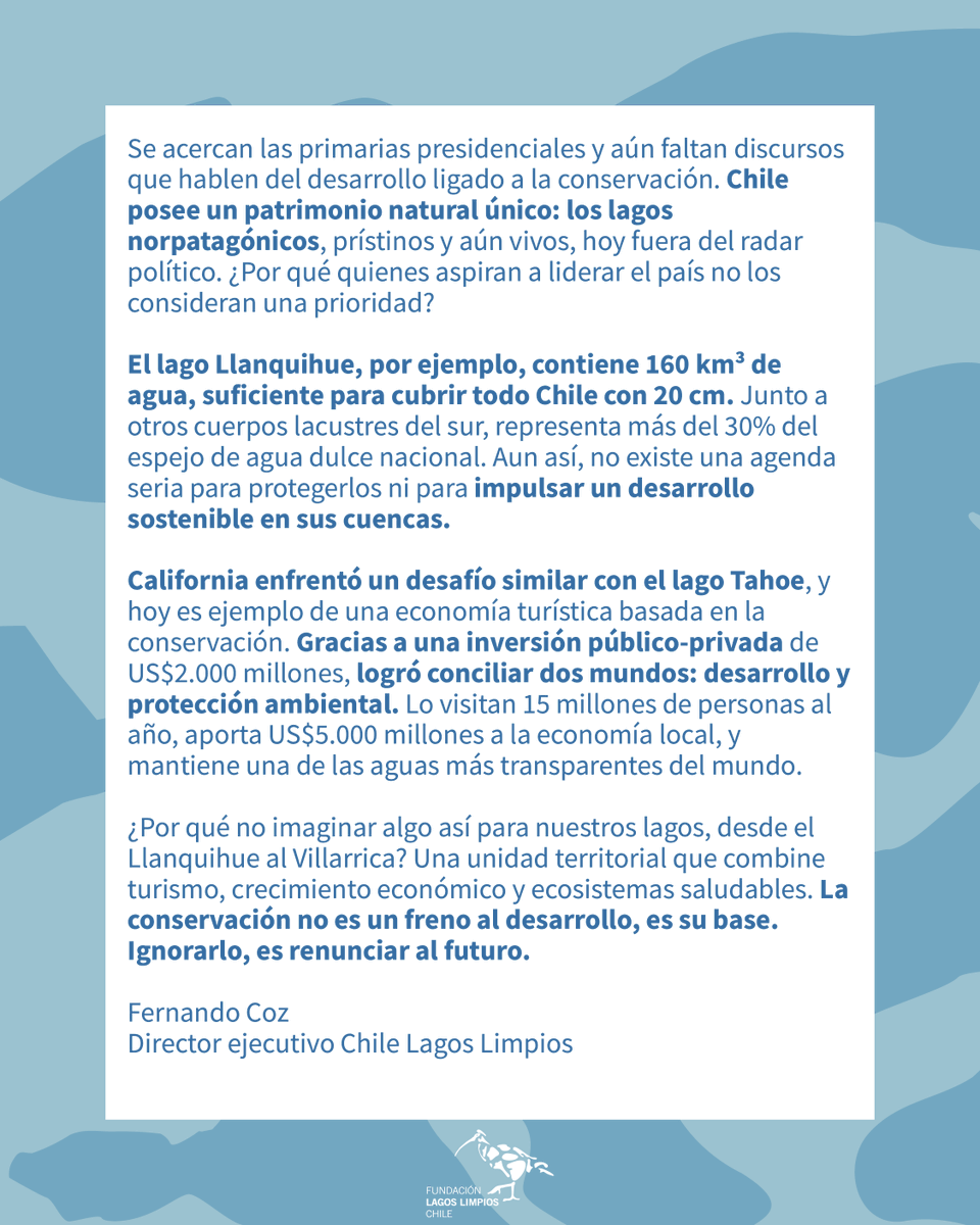 Chile Lagos Limpios tweet media