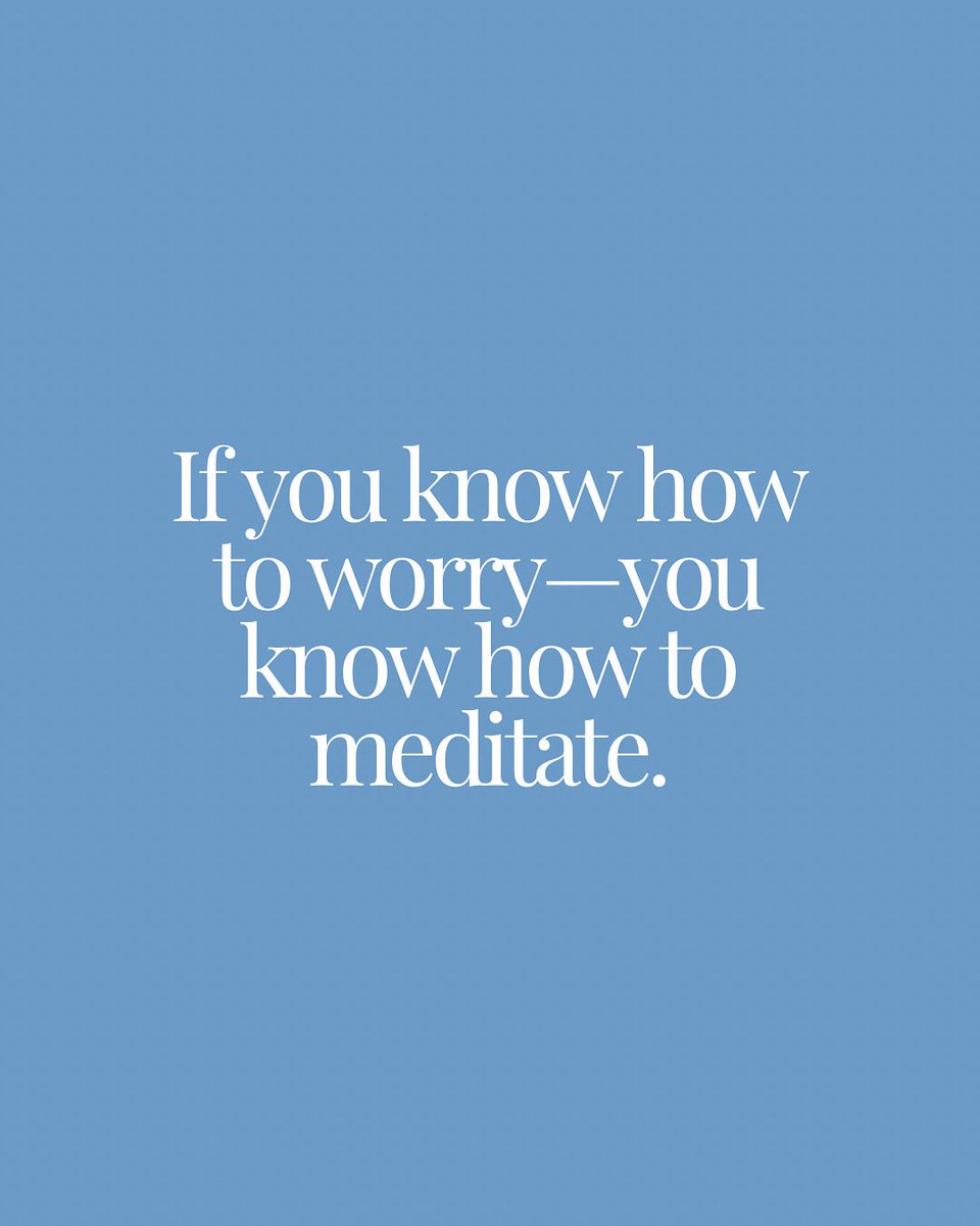 PiggJessica's tweet photo. If you know how to worry—you know how to meditate. 

Several verses in the Bible emphasize the importance of meditating on God’s Word. Psalm 1:2-3 highlights the blessedness of meditating on God’s law both day and night, likening such a person to a fruitful tree. https://t.co/7fVHrcgiBM