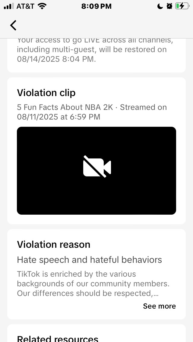 BRAYBRBYT's tweet photo. How do you view a video over a community guideline violation?

Problem is the video will not load on mobile iPhone SE, nor would it load on PC

This is the second time I can’t view the video  @TikTokSupport 

I need to see what went wrong so this account doesn’t get banned https://t.co/POi2COZKO6