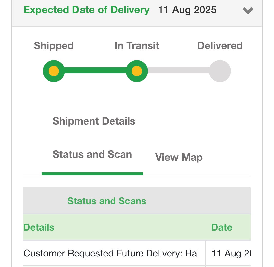 SerpentOrignals's tweet photo. See the audacity of @BlueDart_ when i raised the issue ,they put my courier on hold even though I haven’t asked for it. https://t.co/GNvfZWjqG4