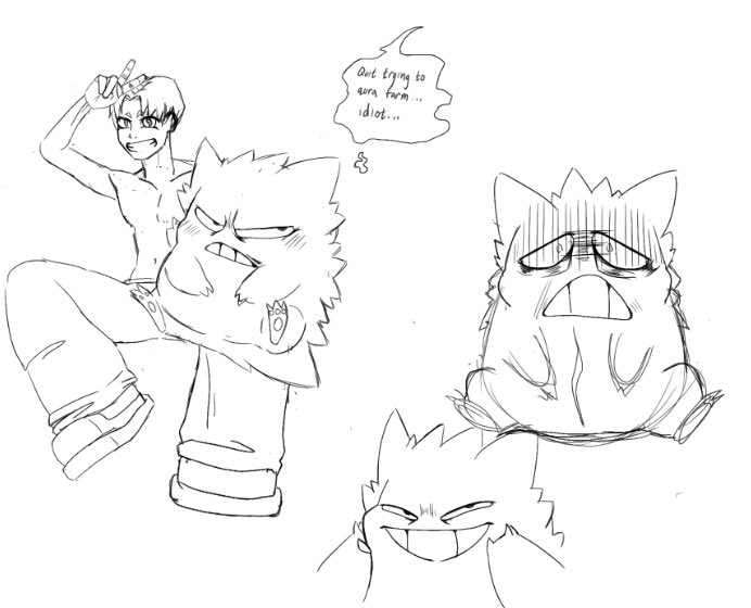 BrainrotJR's tweet photo. A gengar named Schwartz 
#pokemonfanart #gengar https://t.co/C9EzThzMTF
