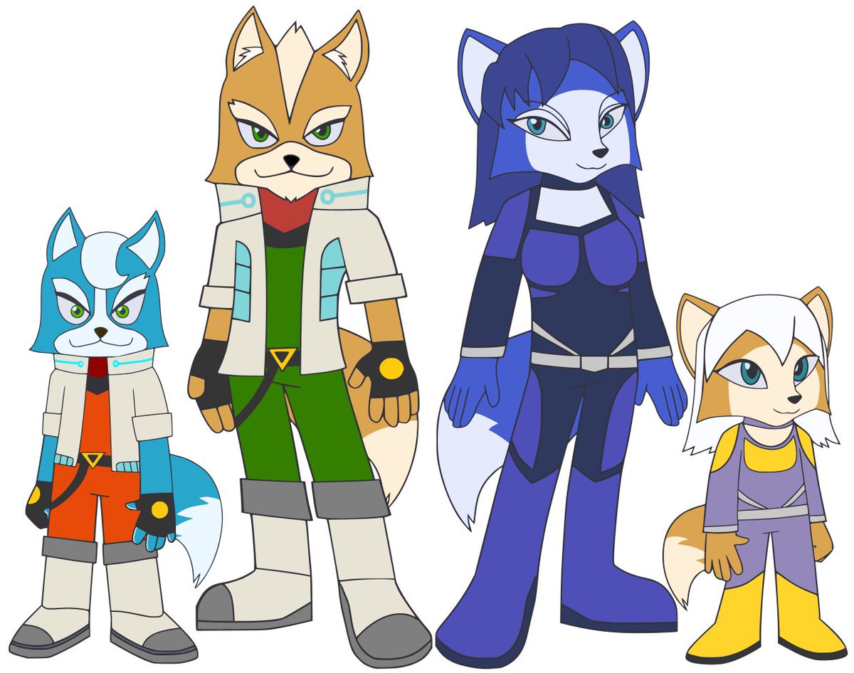 hitchner's tweet photo. @ima_1966 
Star Fox
McCloud Family
dedicated to Takaya Imamura https://t.co/qc83hYLTx0