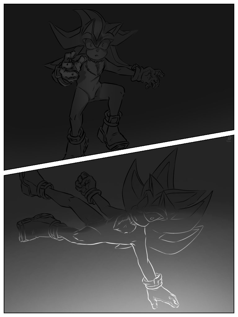 SA_El_K's tweet photo. 14/14 
Time 
Mini comic 
Completed 
Careful, blood. 
#ShadowTheHedegehog #SonicTheHedgehog #soniccomic https://t.co/Y48fb48hRe