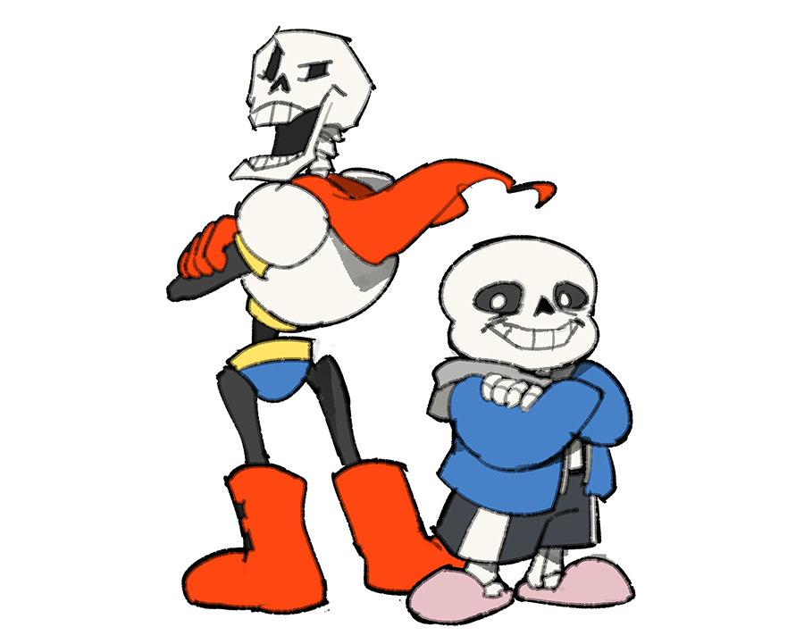 TemmieOrSmth99's tweet photo. A thread of the skeleton namedropping friends and/or family members; https://t.co/N3xXUOA8Ga