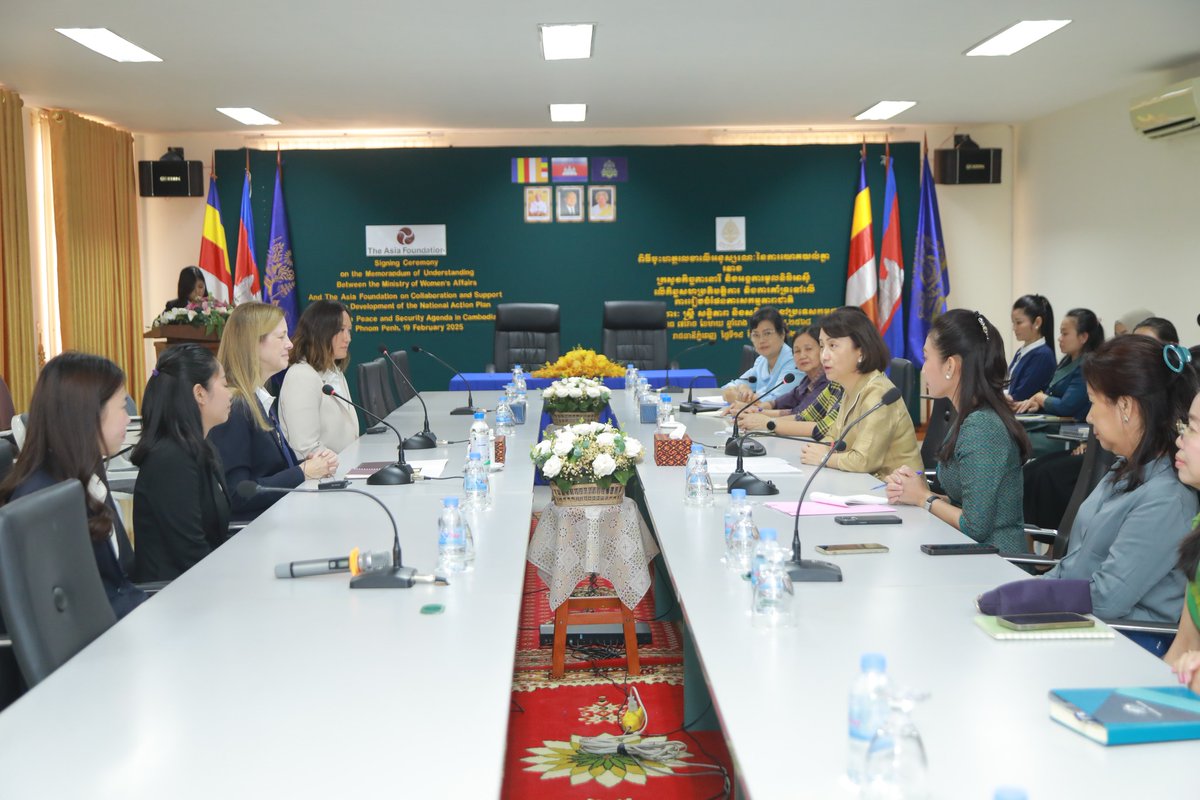 Celebrating 50 Years of ASEAN-New Zealand Dialogue Relations

Supporting Women, Peace and Security in Cambodia. We’re proud to support the AMPLIFY programme, led by @TheAsiaFoundation, as it partners with Cambodia’s Ministry of Women’s Affairs.

instagram.com/p/DNPH-rVx3Hv/…