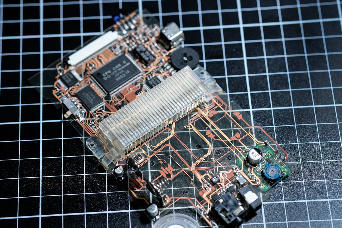 JLCPCB's tweet image. 🌟JLCPCB Customer Spotlight: @natalie_thenerd  Stunning Transparent Game Boy Color!
✨Behold this eye-catching build featuring our transparent PCB—a perfect blend of tech and art! 🎮
👉Want a head-turning transparent PCB for your next project? 
Check it : shorturl.at/Bhf6R