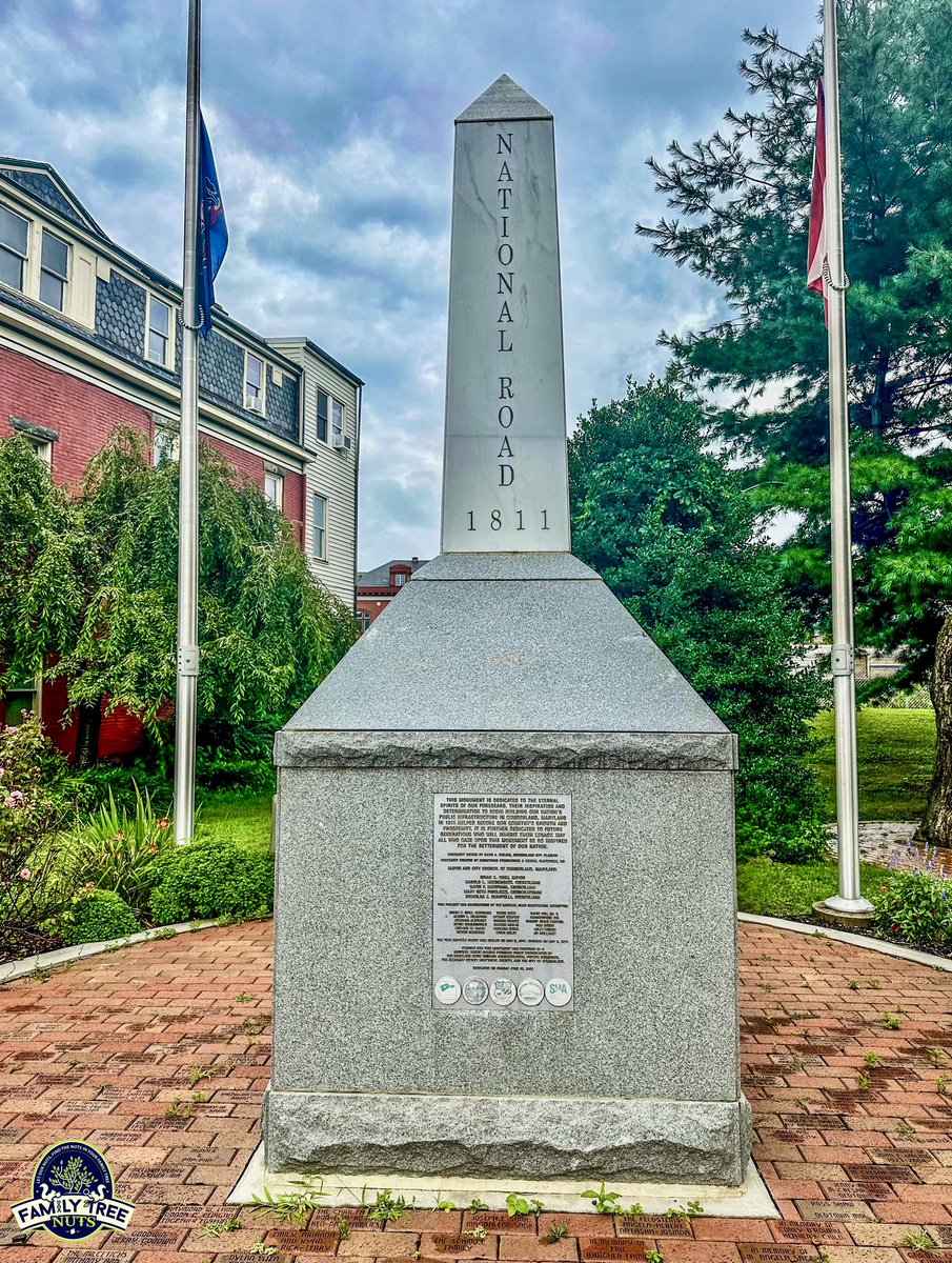 FamilyTreeNuts1's tweet photo. 🇺🇸 🛣️ Beginning of the National Road, Cumberland, Maryland 

#nationalroad #history #Ancestry #genealogy #AmericanHistory #ushistory #FamilyTreeNuts https://t.co/pnLdzclMr2