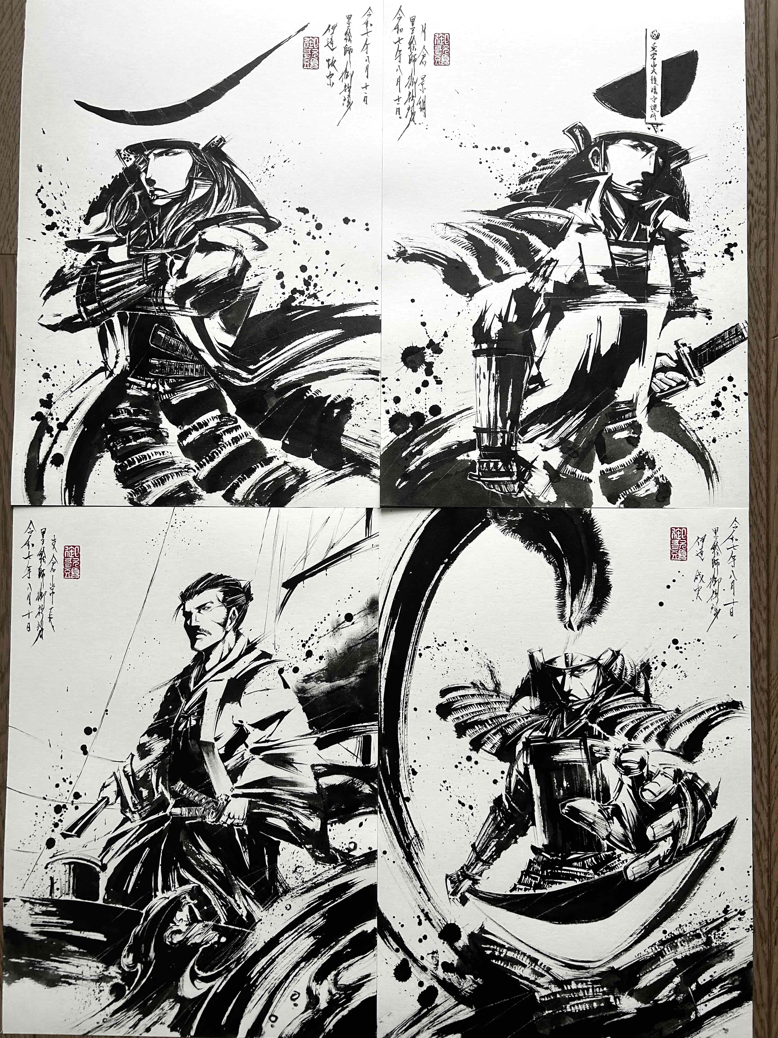 骨董品　墨絵 墨絵師 御歌頭【Sumi-E OKAZU】 (@sumieokazu) / X